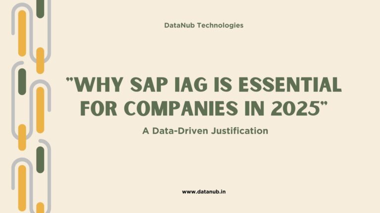 hashtag#SAPIAG hashtag#IdentityAccessGovernance hashtag#CyberSecurity hashtag#sap hashtag#sapgrc hashtag#DigitalTransformation hashtag#Compliance hashtag#IAM hashtag#DataSecurity hashtag#TechInnovation hashtag#2025Business hashtag#BusinessEfficiency hashtag#Automation hashtag#CloudSecurity hashtag#RiskManagement hashtag#FutureOfWork hashtag#datanubtechnologies