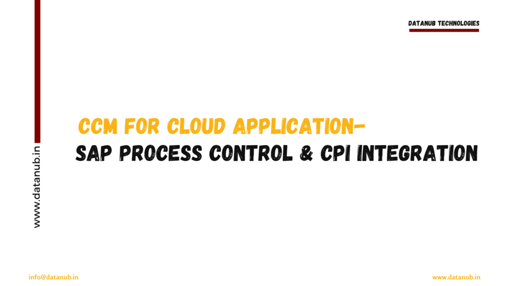 CCM for cloud Application